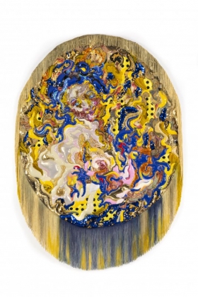 2 Anne von Freyburg, Untitled (after Fragonard, Girl with two puppies) 2021